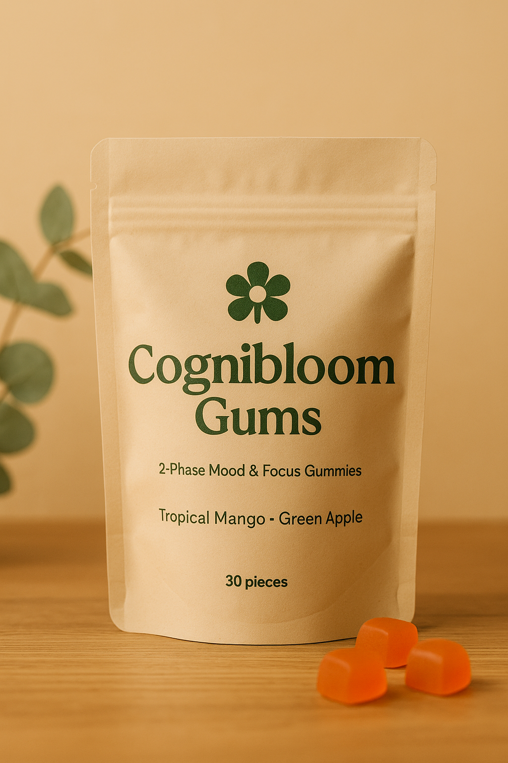 Cognibloom Gums - 2-Phase Mood & Focus Gummies